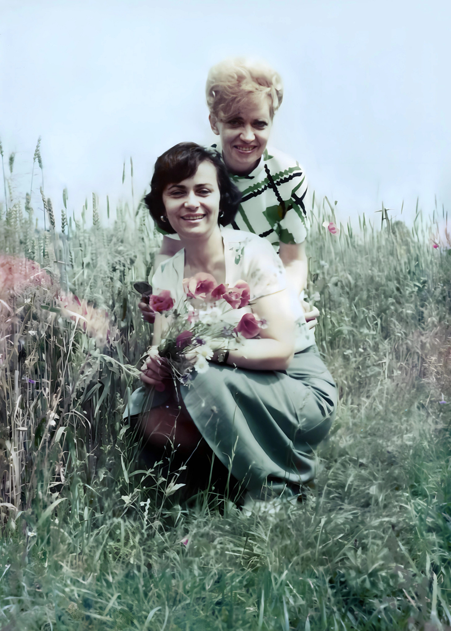 Helena, 52, and Barbara, 48, in 1976 visiting Poland for first time since WWII