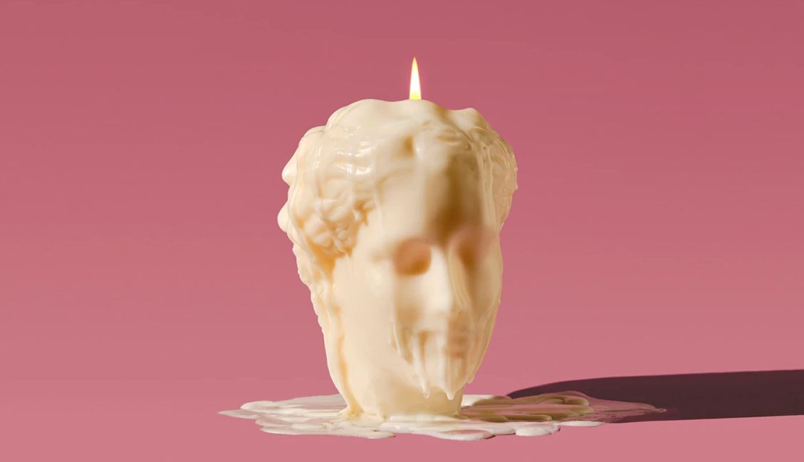 Extreme Heat and Aging melting candle