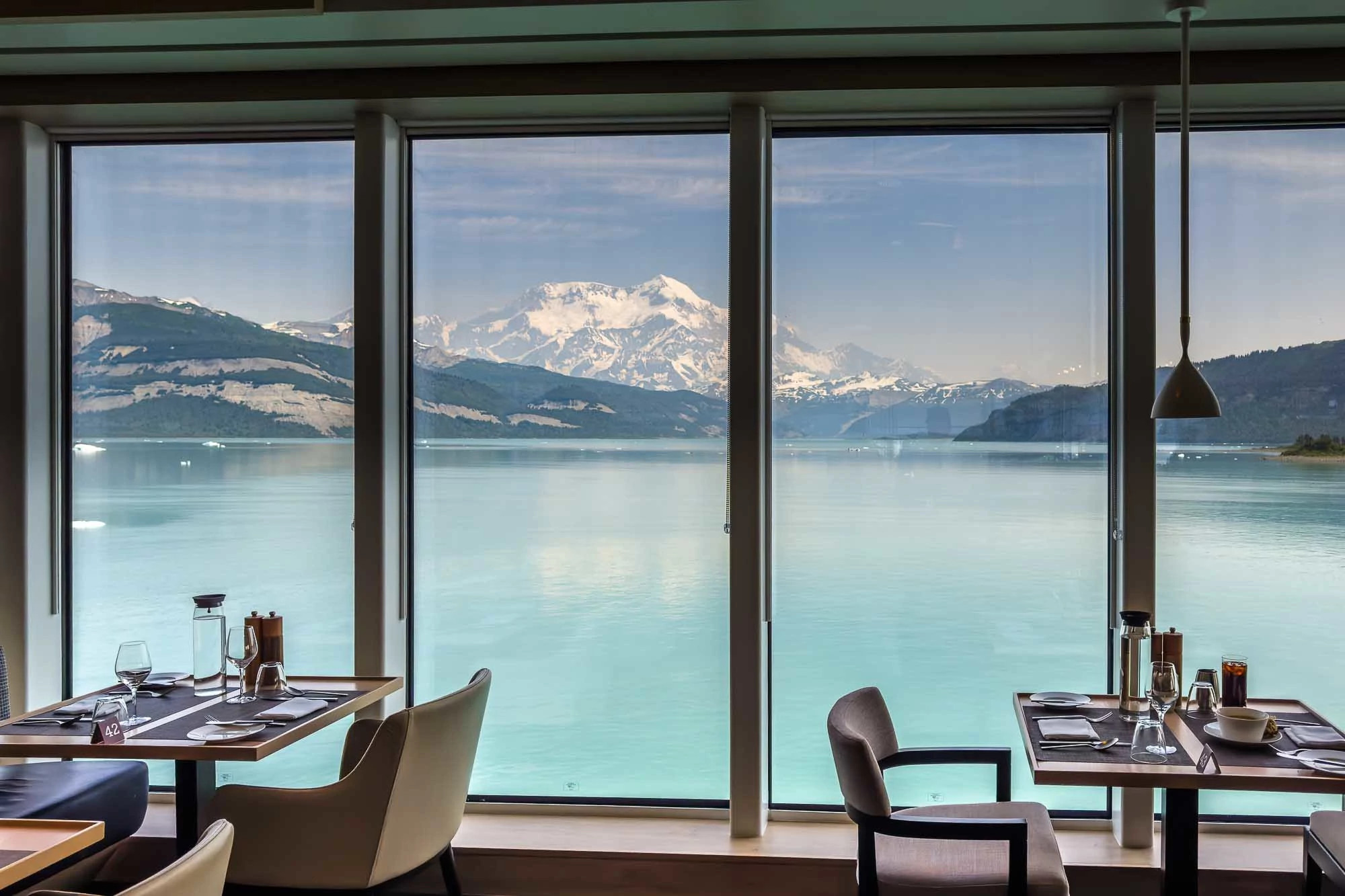 view from inside the ship of Alaska