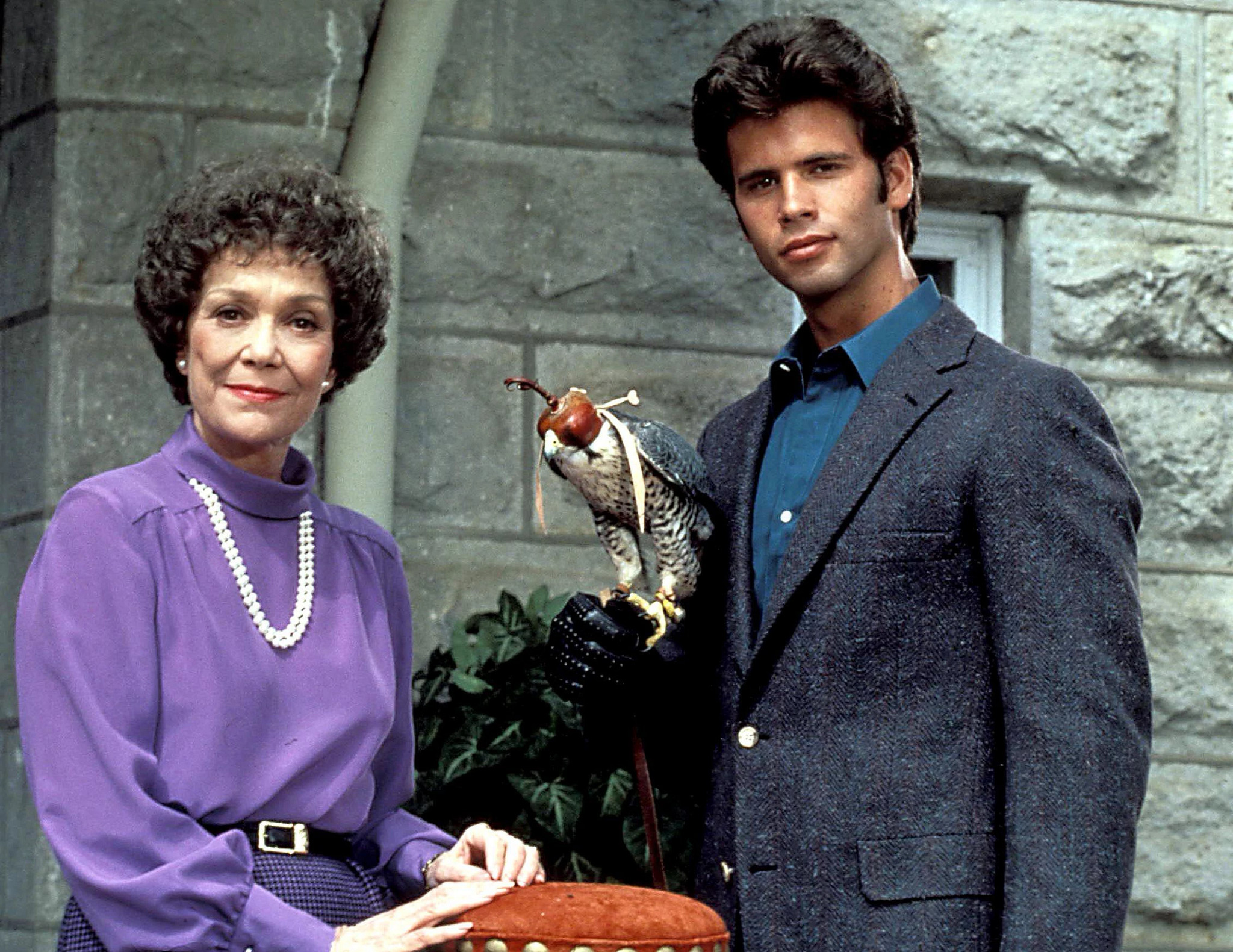 Lorenzo Lamas and Jane Wyman