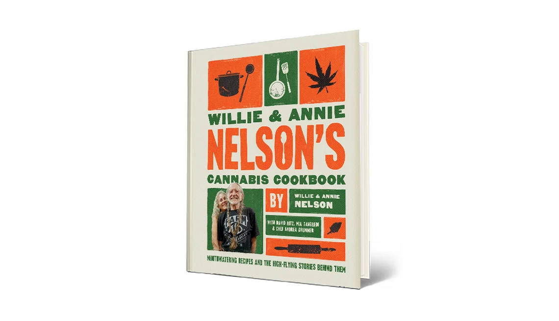 The book cover for Willie and Annie Nelson’s Cannabis Cookbook