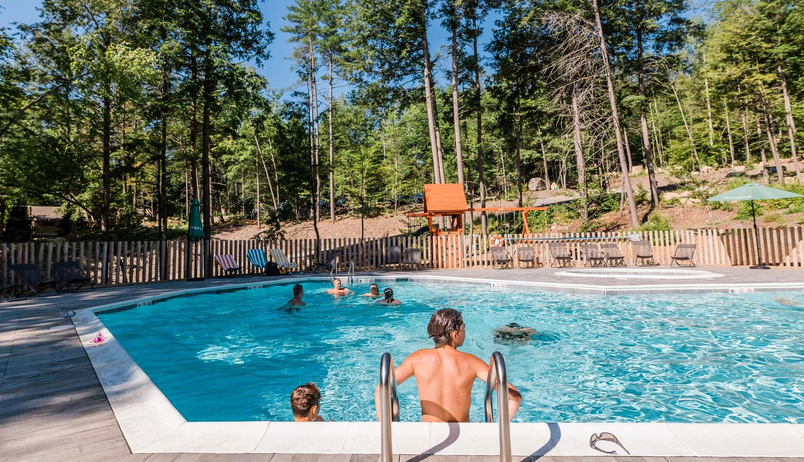 Glamping is Ideal for Older Adults a heated pool