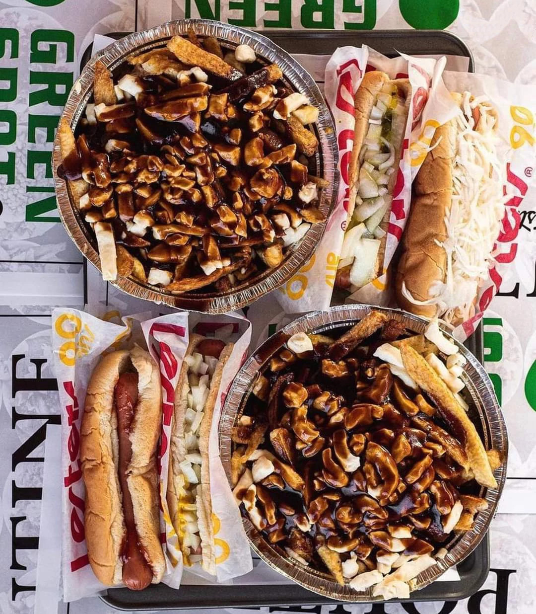 various food at Greenspot