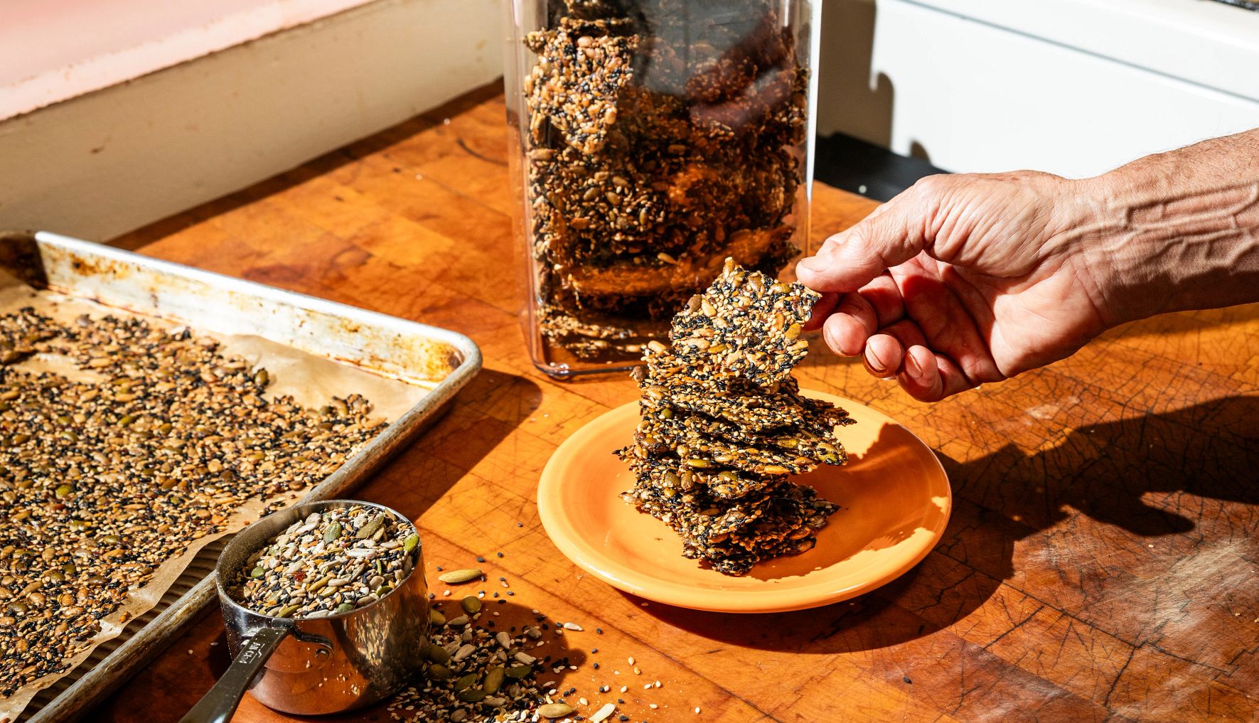 Diet for Prediabetes seed crackers