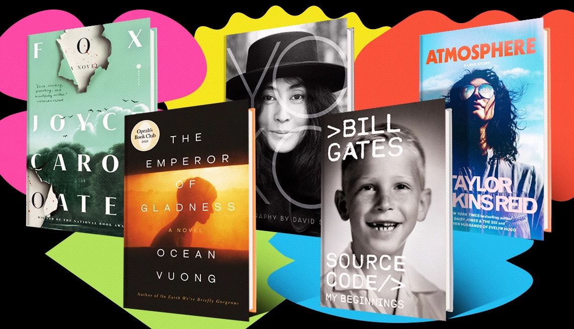 AARP’s books editor shares her top 10 standout reads the covers of books that AARP recommends for 2025