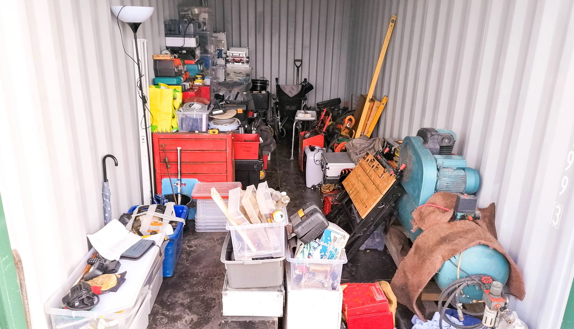 Clear Out Storage Unit a cluttered storage unit