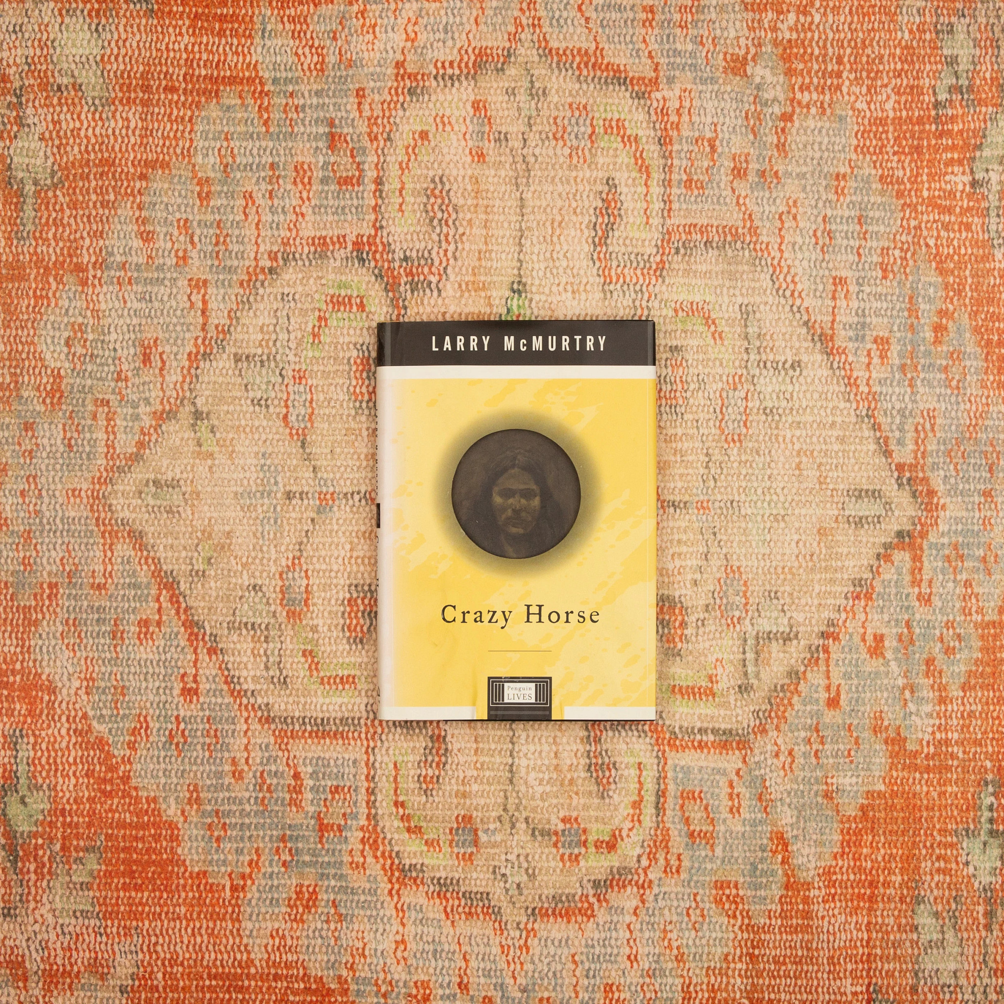 the cover of crazy horse by larry mcmurtry