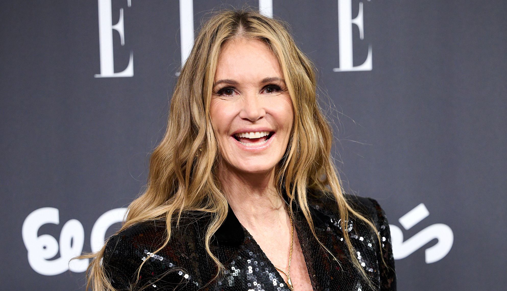 Elle Macpherson elle macpherson smiles at the camera