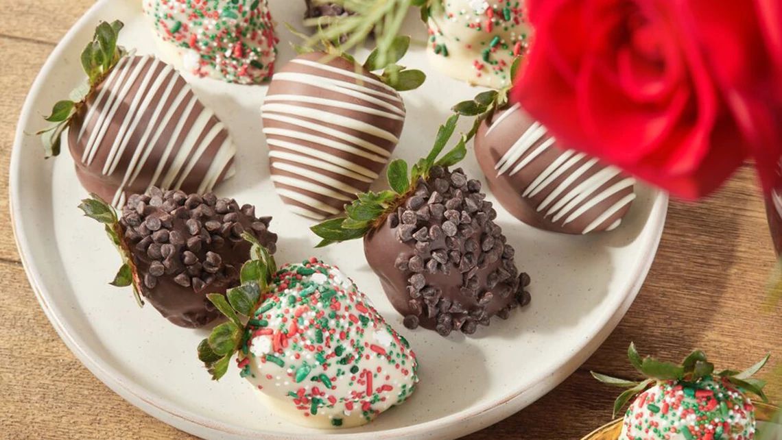 Chocolate-dipped strawberries