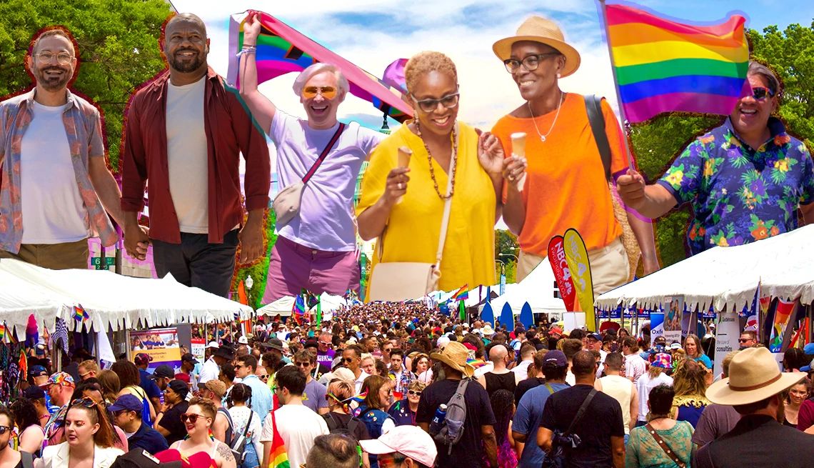 Pride Month 2025 different images of pride events across the country
