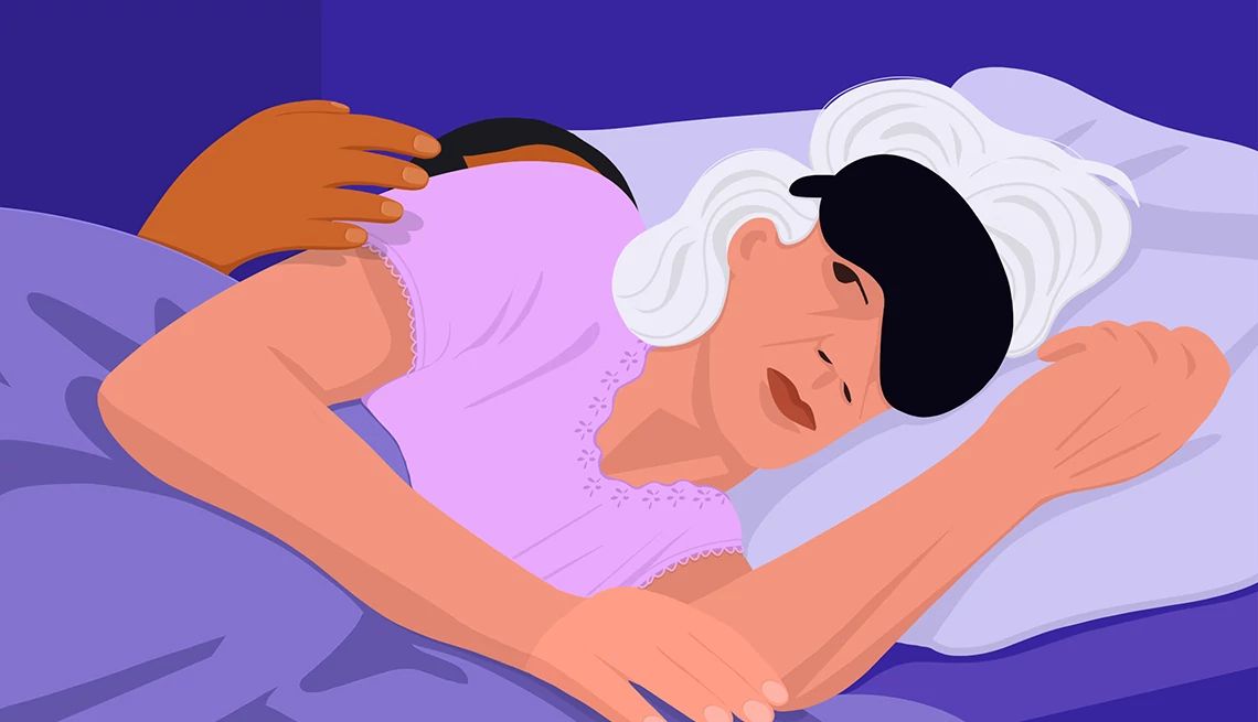 I Find My Husband’s Sexual Advances Annoying a couple sleeping in a bed
