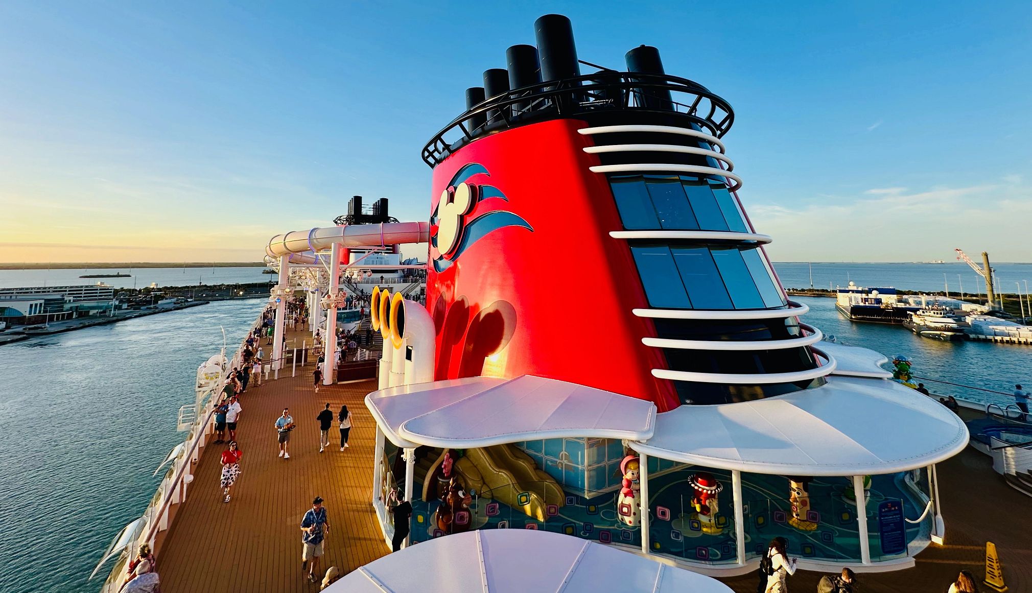 Multigenerational Trips the exterior of a disney cruise ship