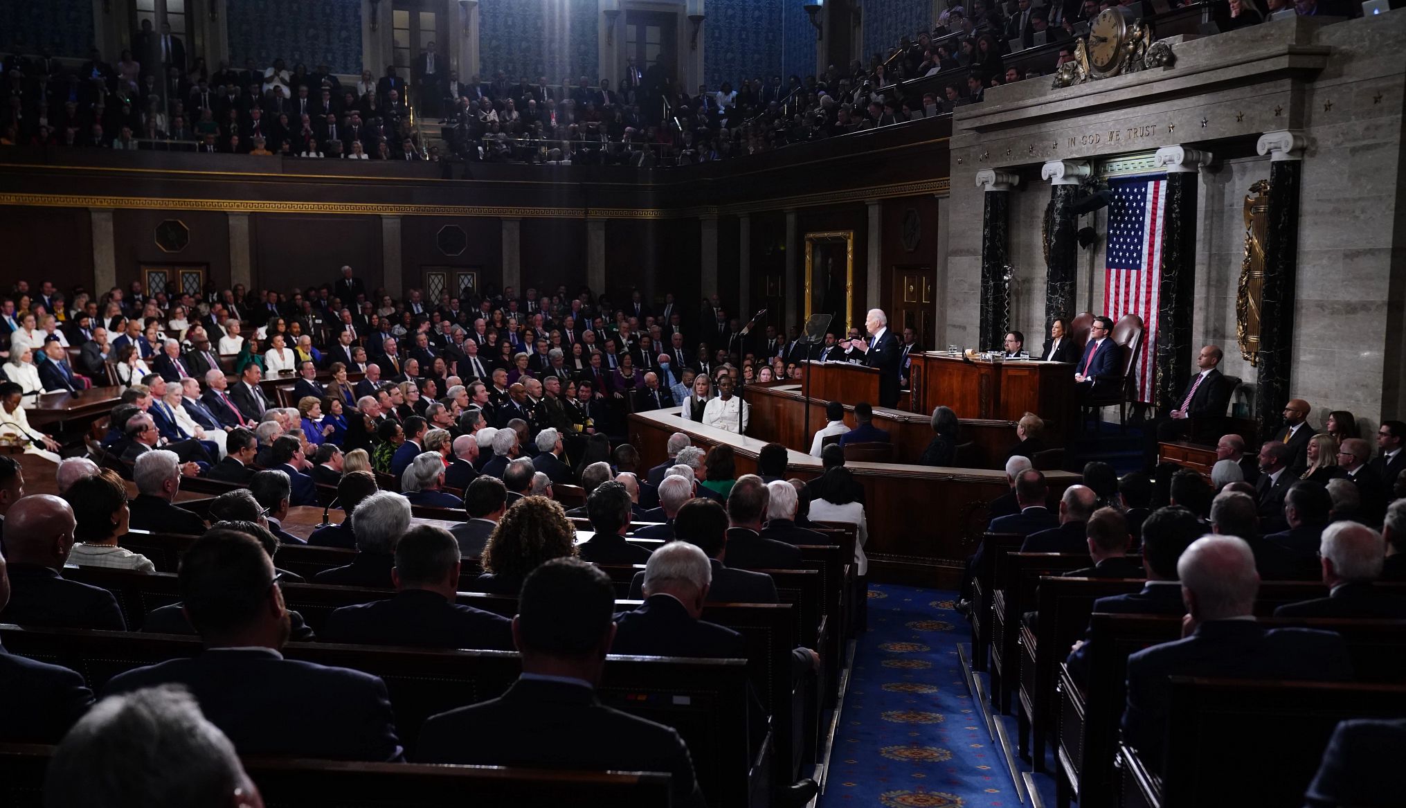 Protecting Social Security, Medicare Takes Center Stage in State of the Union Address president joe biden speaks during the state of the union
