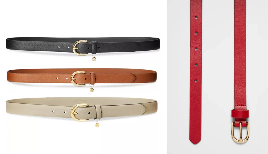 four different belts