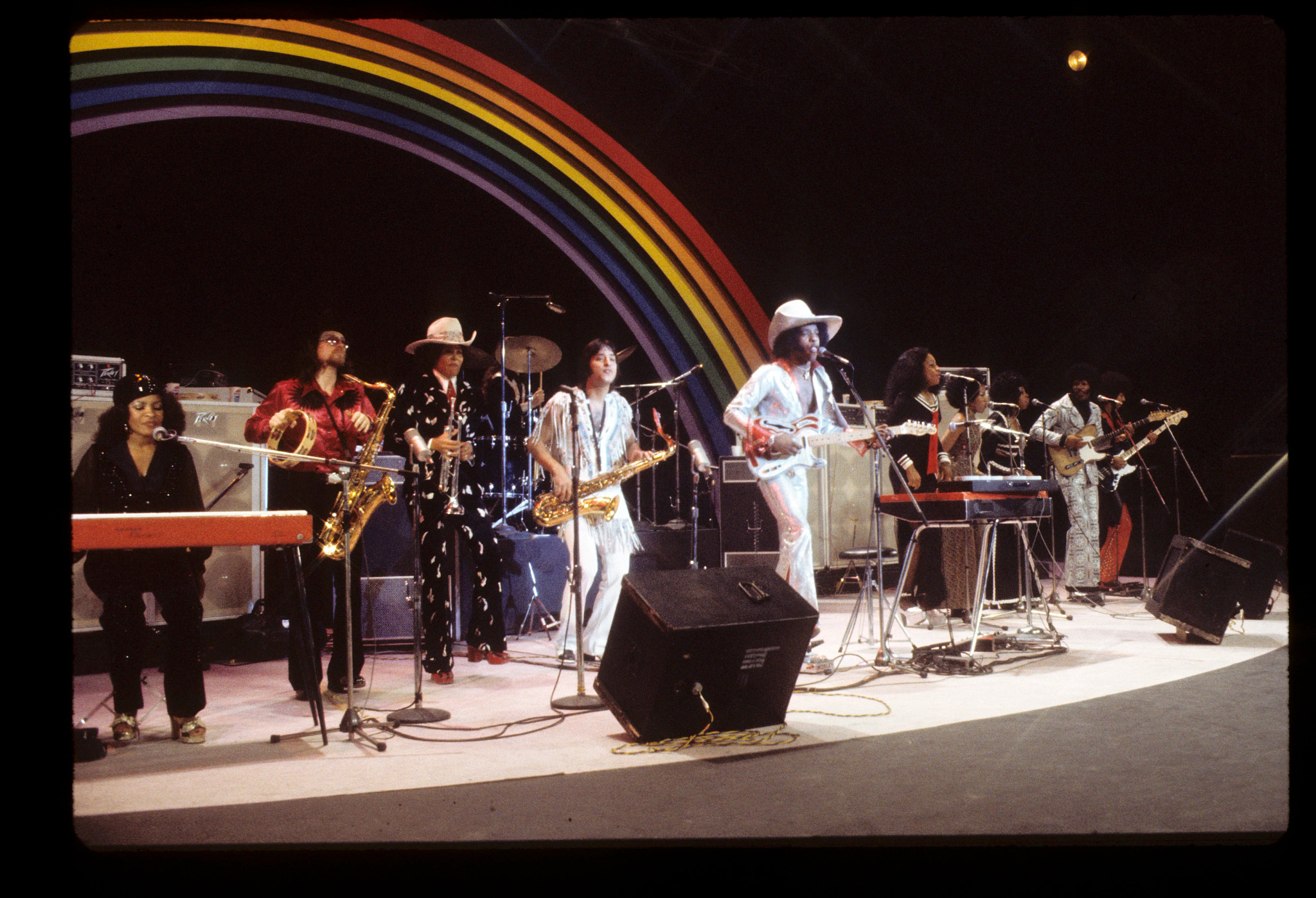 Sly & The Family Stone performing onstage
