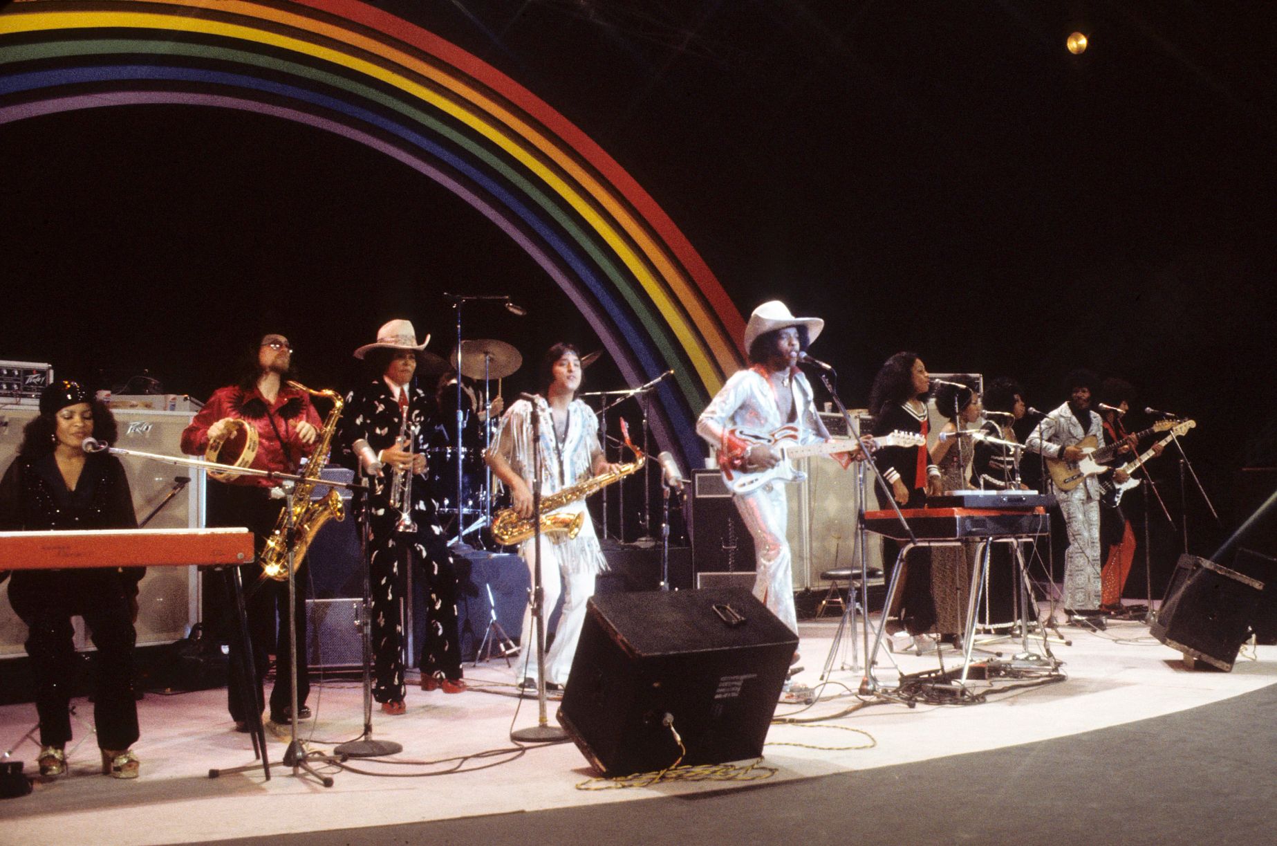 Sly Stone Dies at 82 Sly & The Family Stone performing onstage