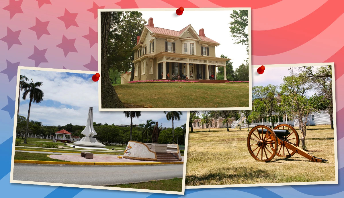 outdoor locations in Guam, Washington, D.C. and Wyoming