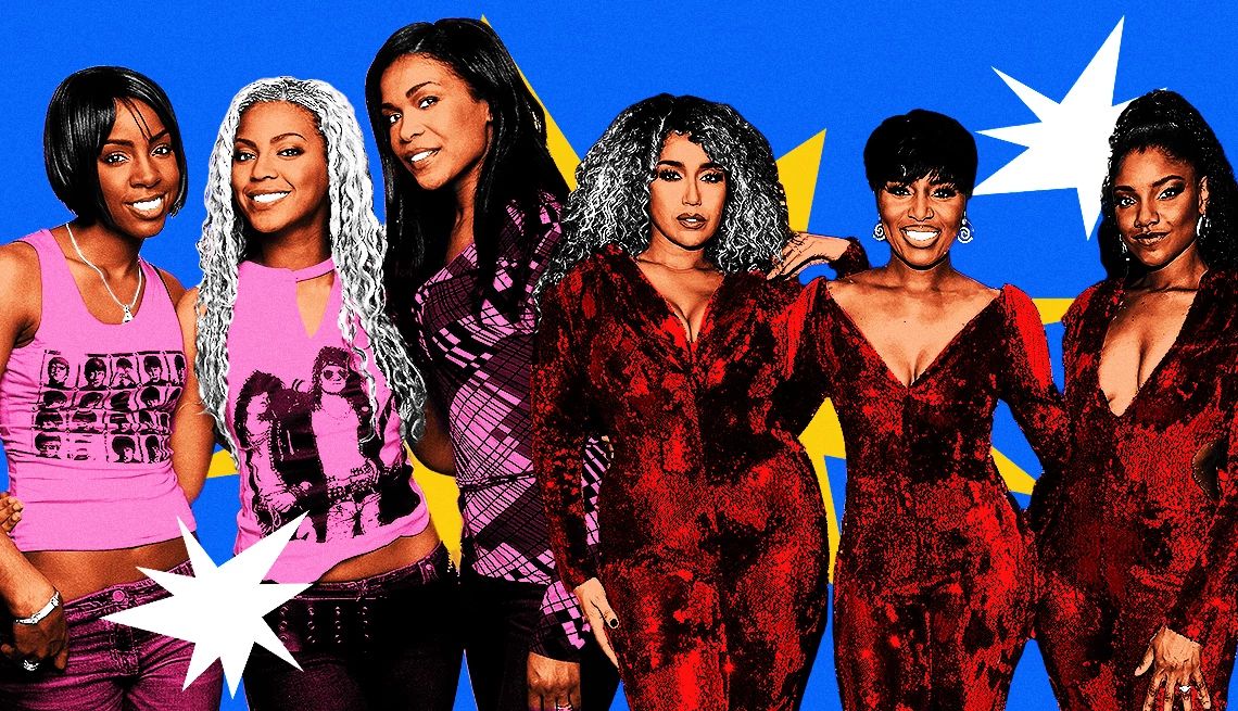 New Bands That Take Us Back a collage of photos of the shindellas
