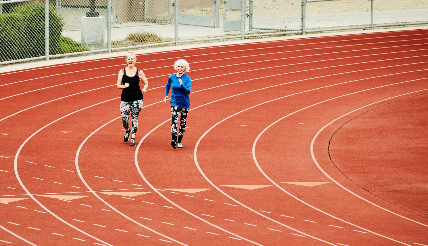 Increase Walking Pace people running on a track