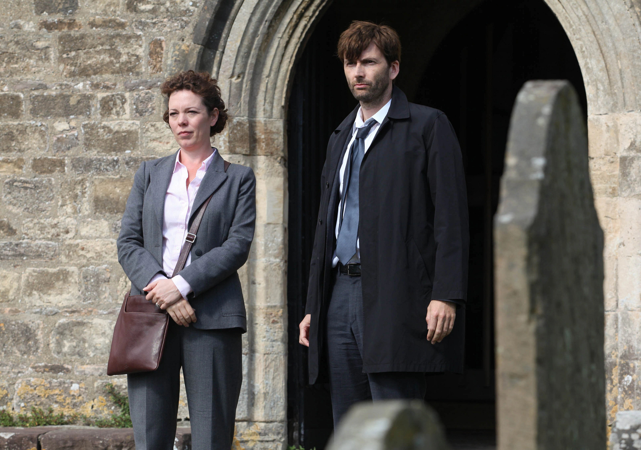 Olivia Colman and David Tennant in 'Broadchurch'