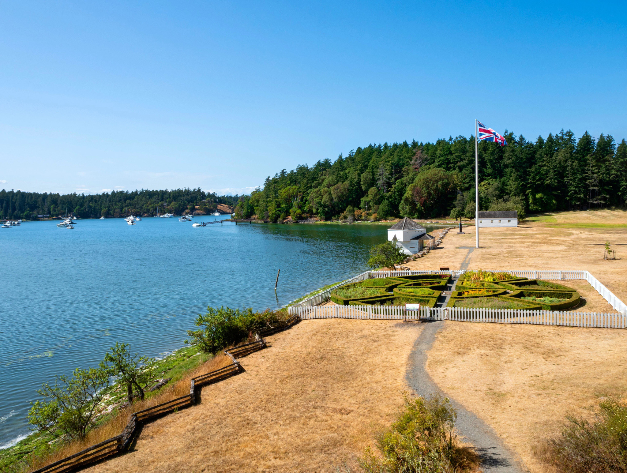 Campamento inglés, Parque Histórico Nacional San Juan, isla San Juan, Washington