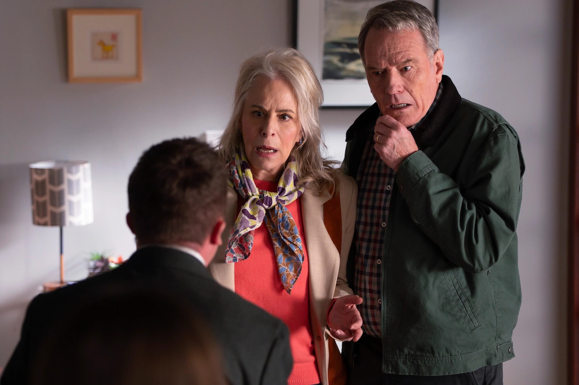 Jane Kaczmarek and Bryan Cranston in a scene from Malcolm in the Middle Life's Still Unfair