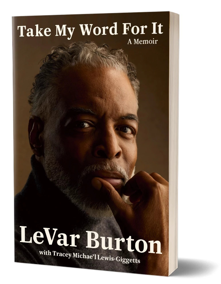 the cover of take my word for it by levar burton