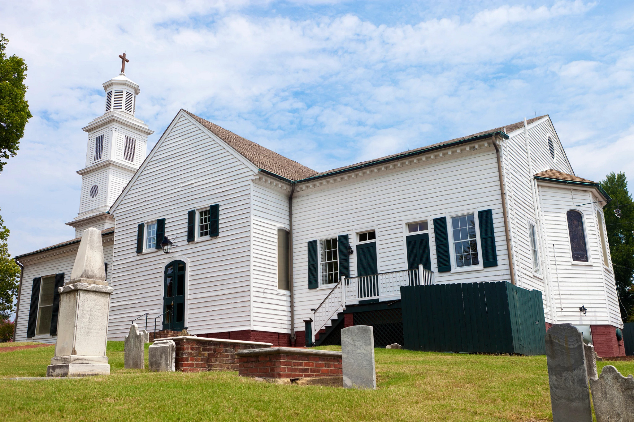 the exterior of St. John’s Church