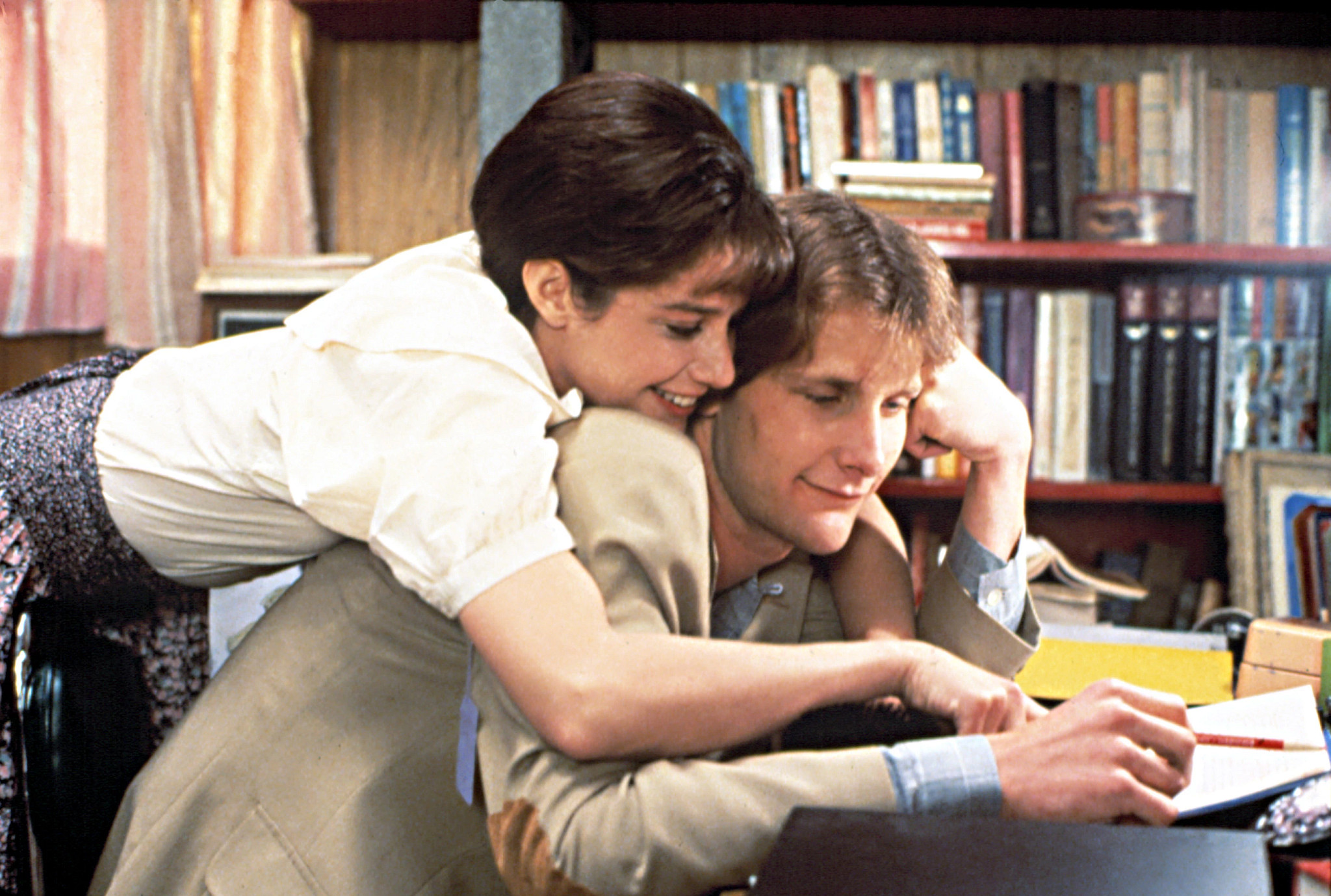 jeff daniels and debra winger in a scene from terms of endearment