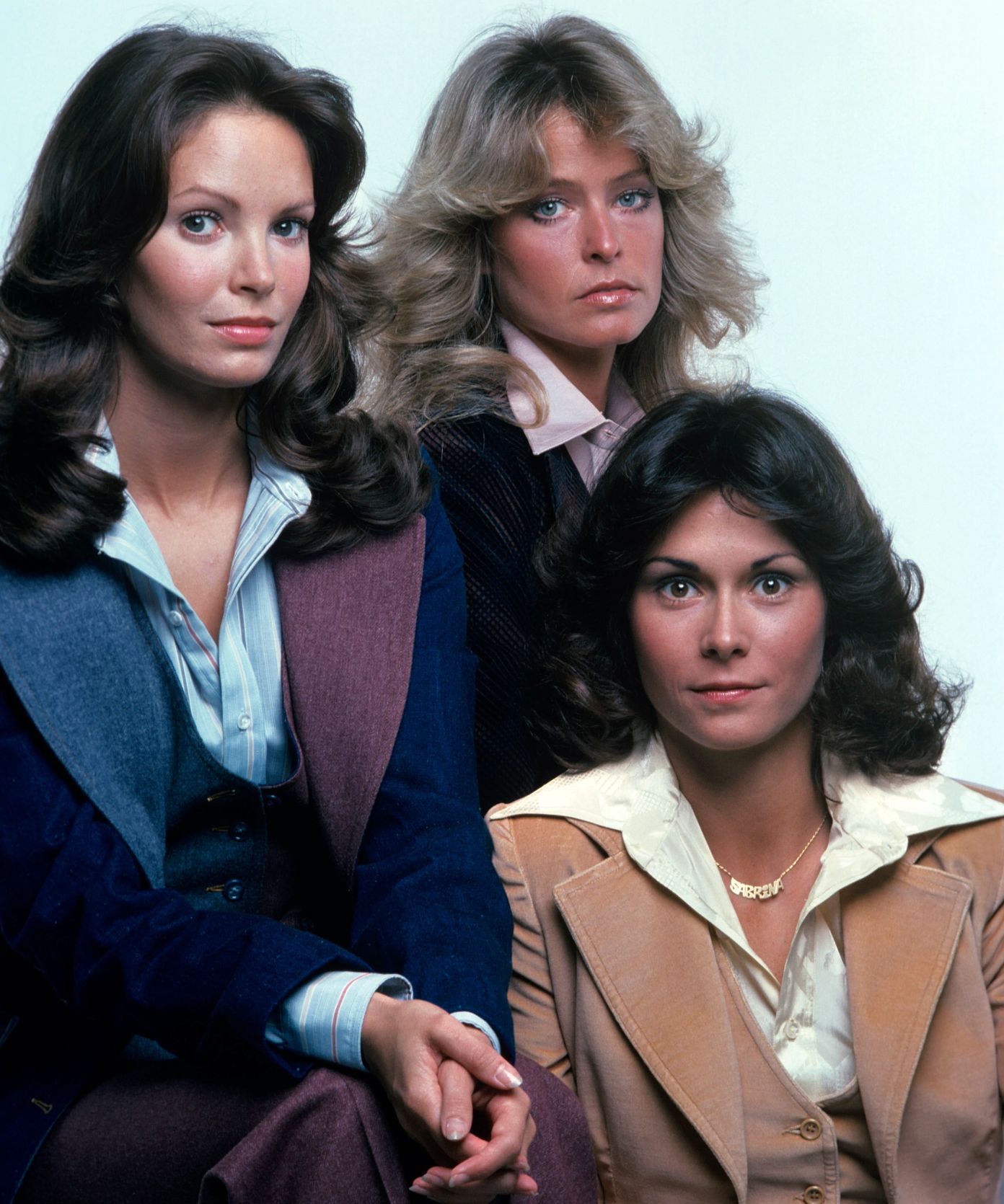 Jaclyn Smith starred in "Charlie's Angels" Jaclyn Smith with Farrah Fawcett and Kate Jackson in their younger years