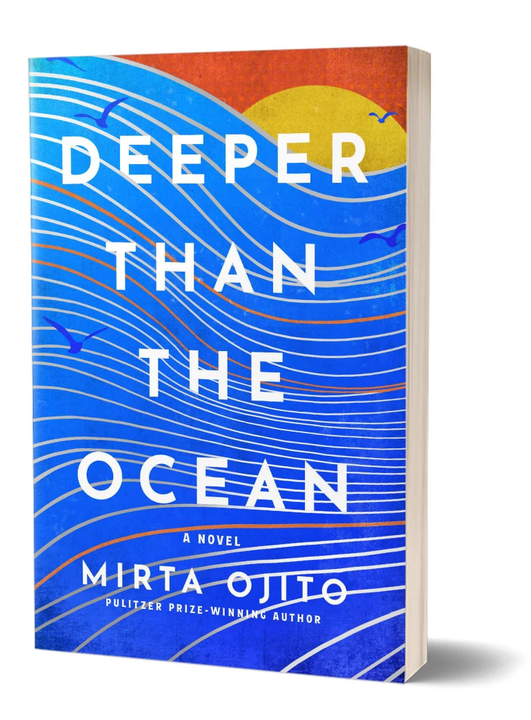 the cover of the novel deeper than the ocean