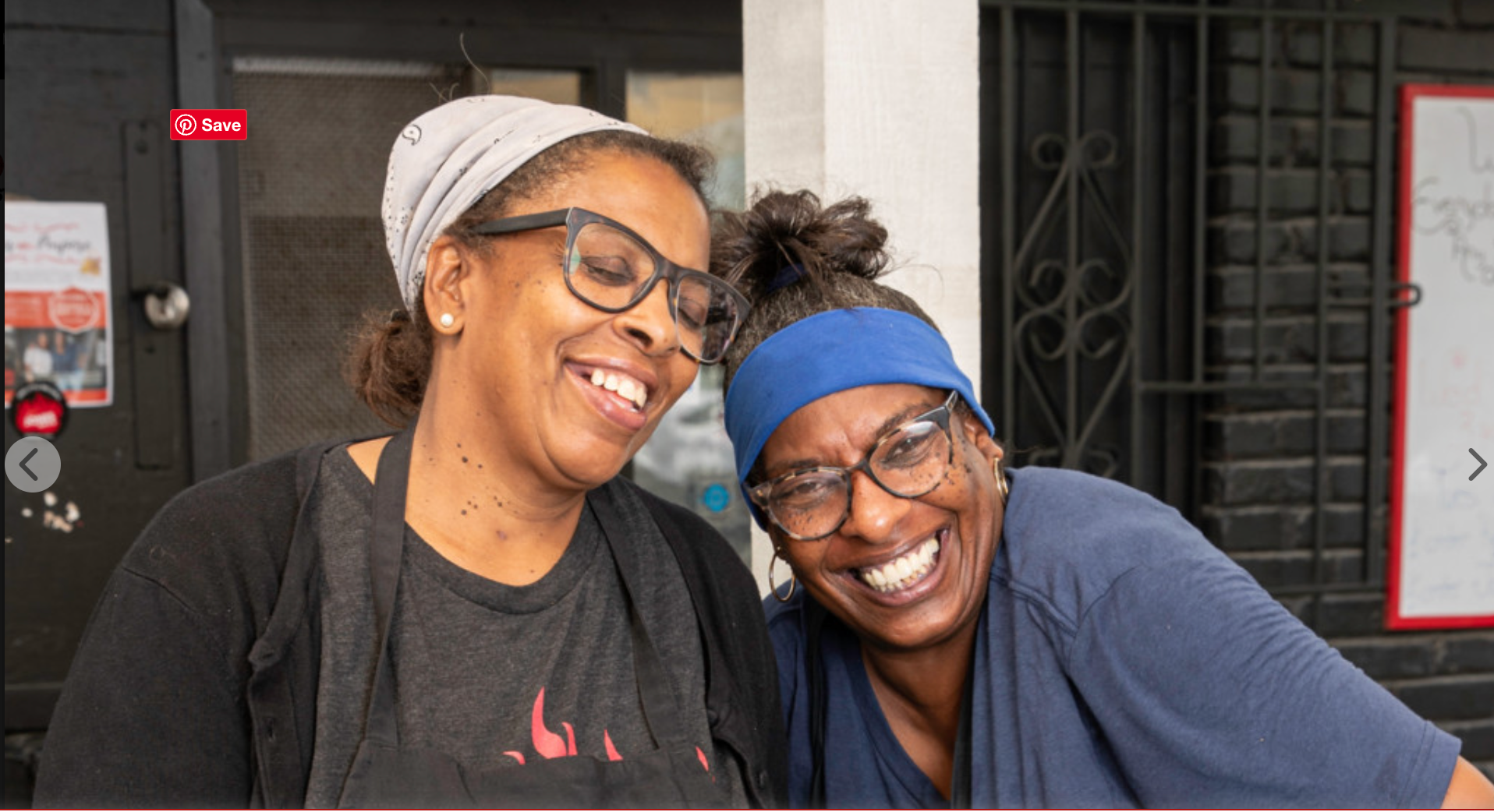 Jones Bar-B-Q owners Mary and Deborah Jones smiling