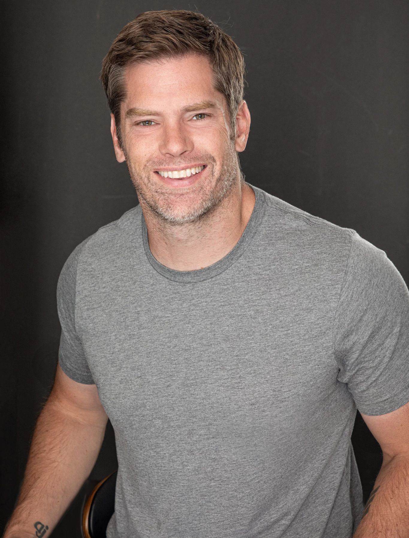 Jesus Christ, Movie Star dallas jenkins smiling in a portrait