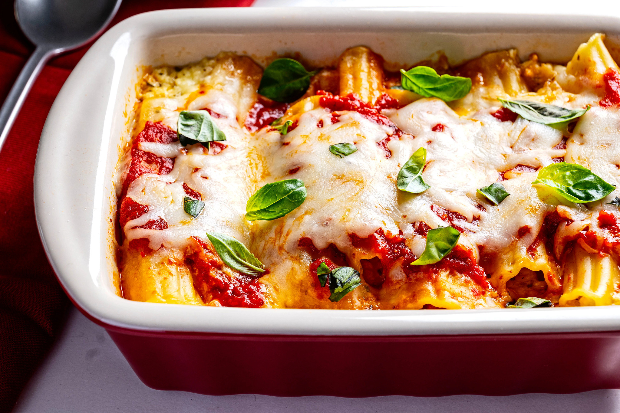 Caserola de manicotti