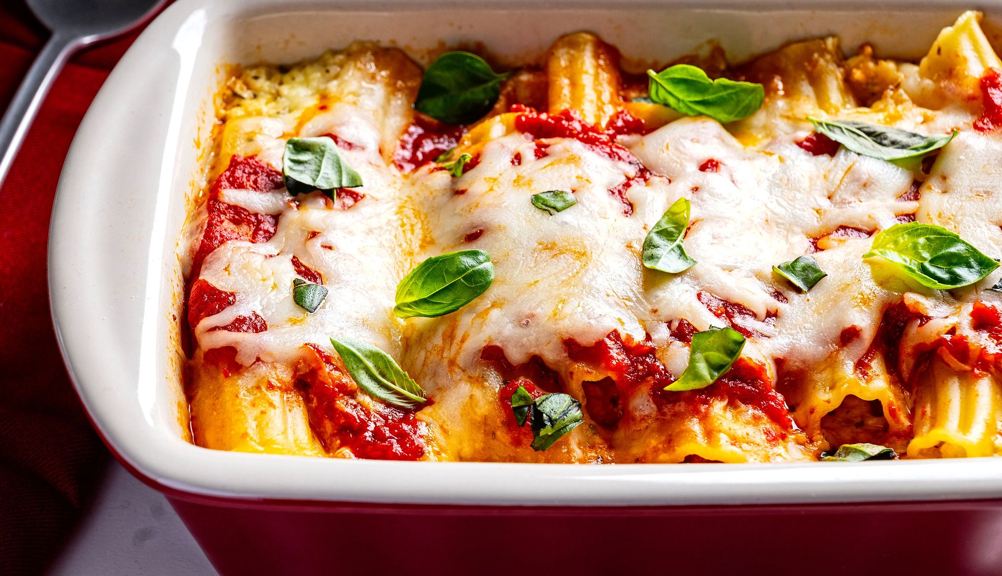 Caserola de manicotti