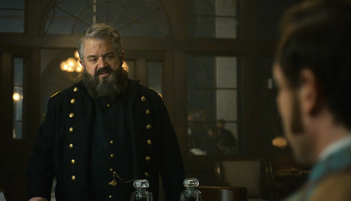 Patton Oswalt in "Manhunt" Patton Oswalt in "Manhunt"