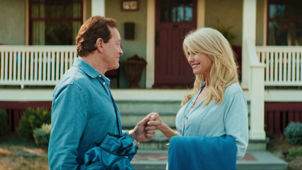 Christie Brinkley and Steve Guttenberg in a scene from American Summer