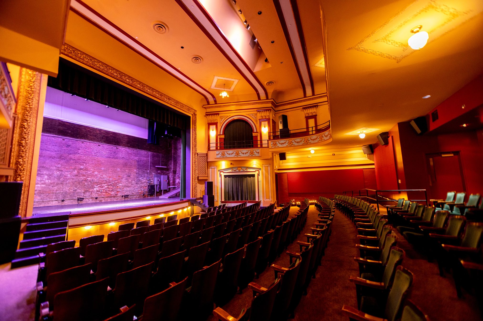 the inteior of Douglass Theatre