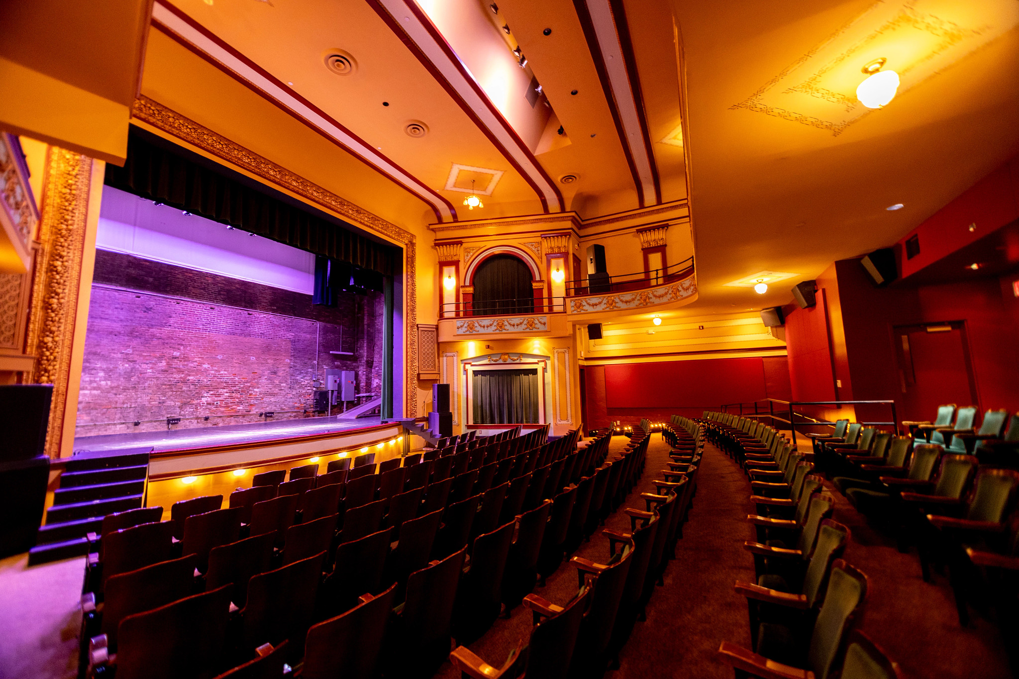 the inteior of Douglass Theatre