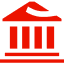AARP Member Benefits red government building icon