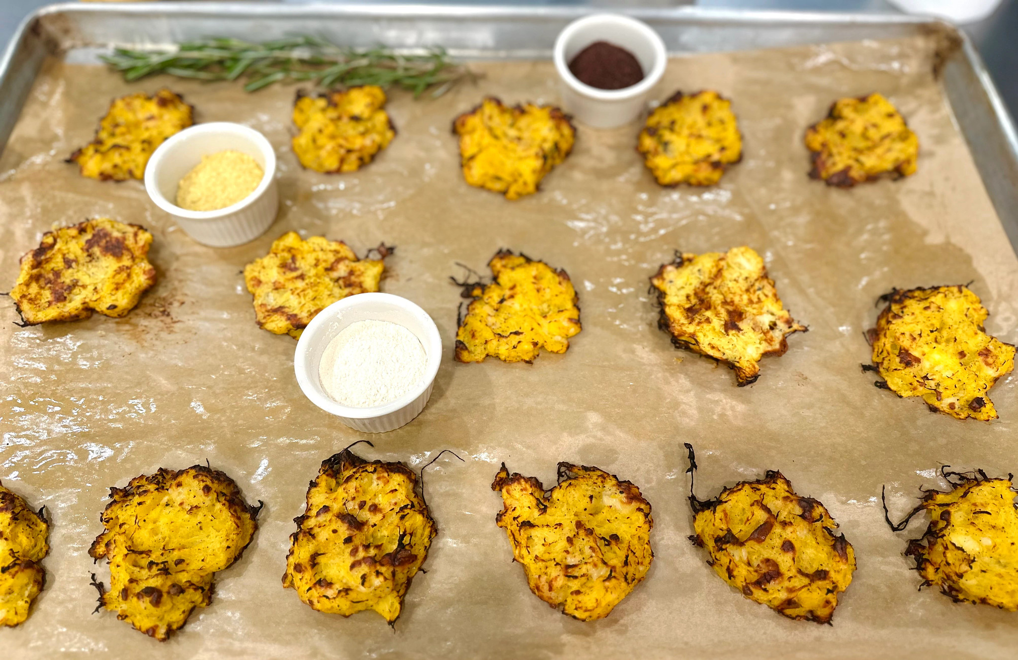 Spaghetti Squash and Gouda Cheese Fritters