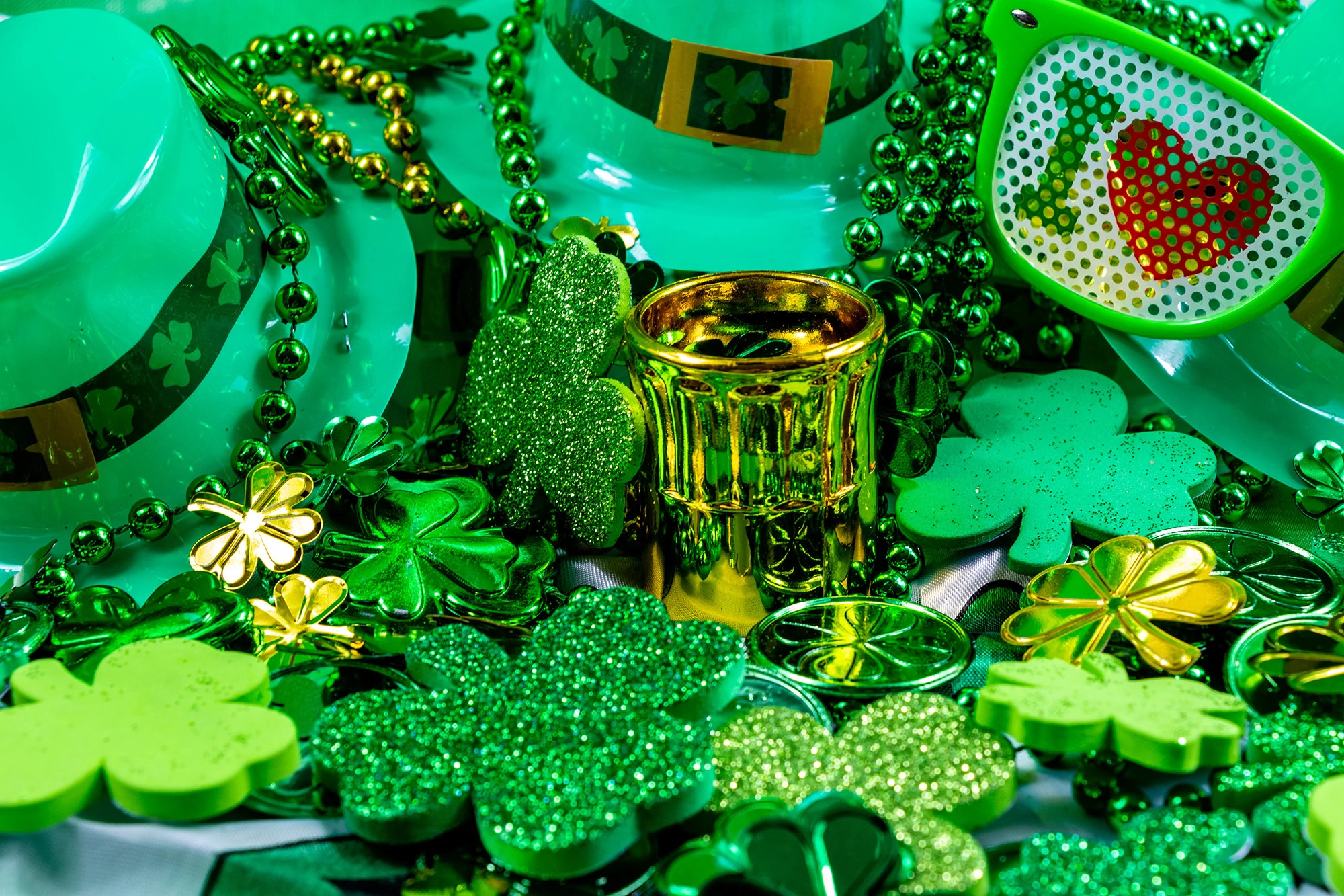 Colourful St. Patricks Day decorations