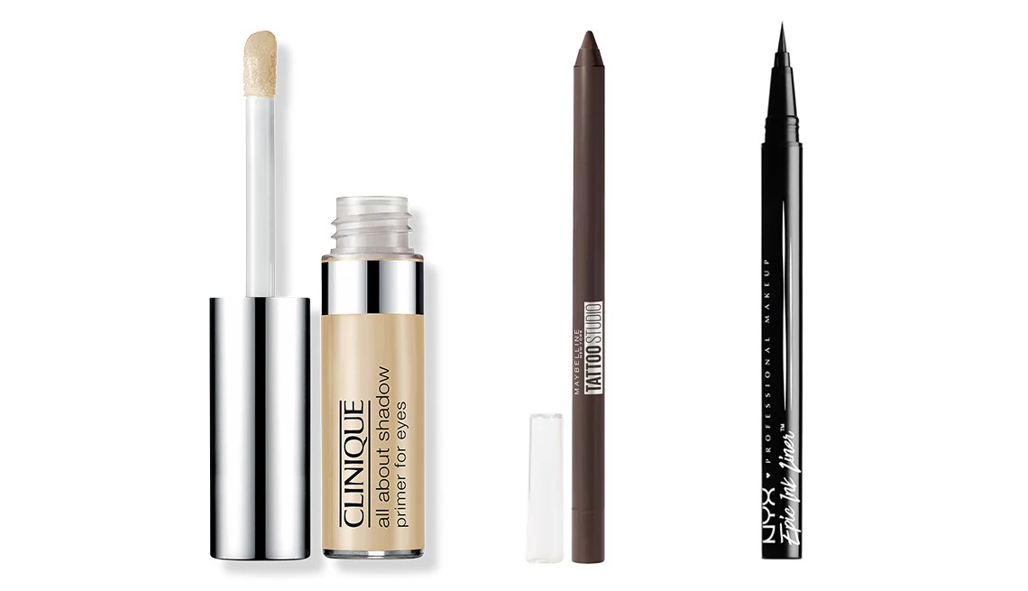 different makeup products