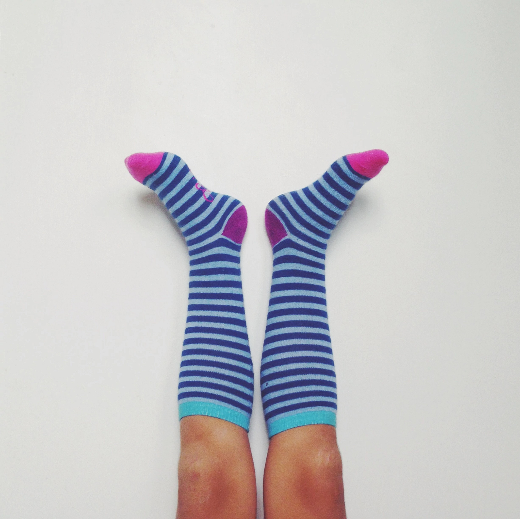long striped socks