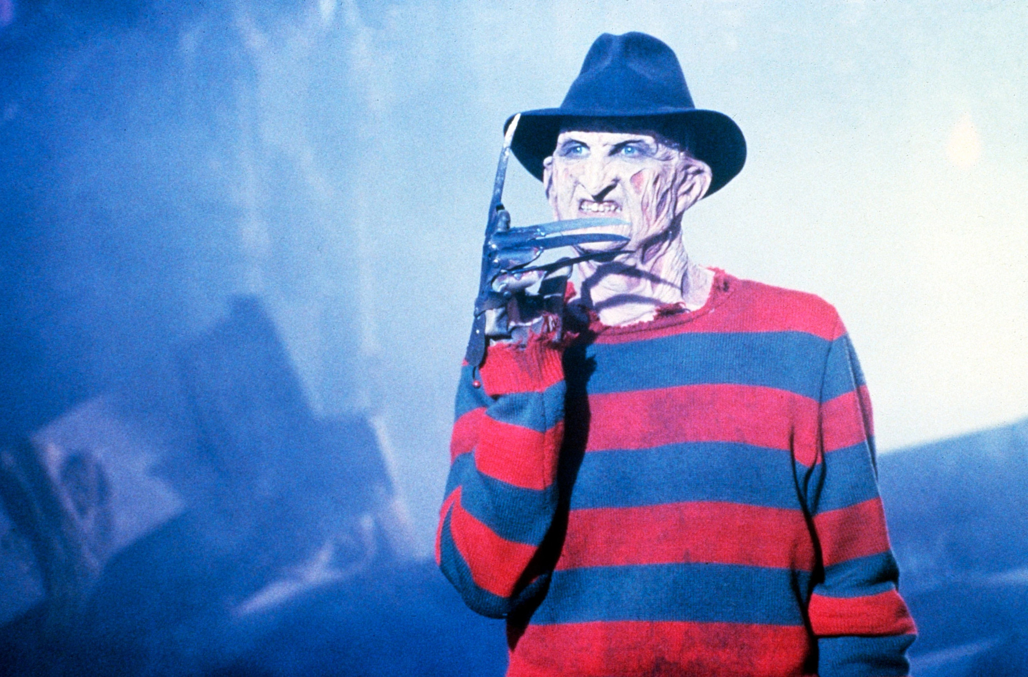 Robert Englund as Freddy Krueger in a scene from A Nightmare on Elm Street 5