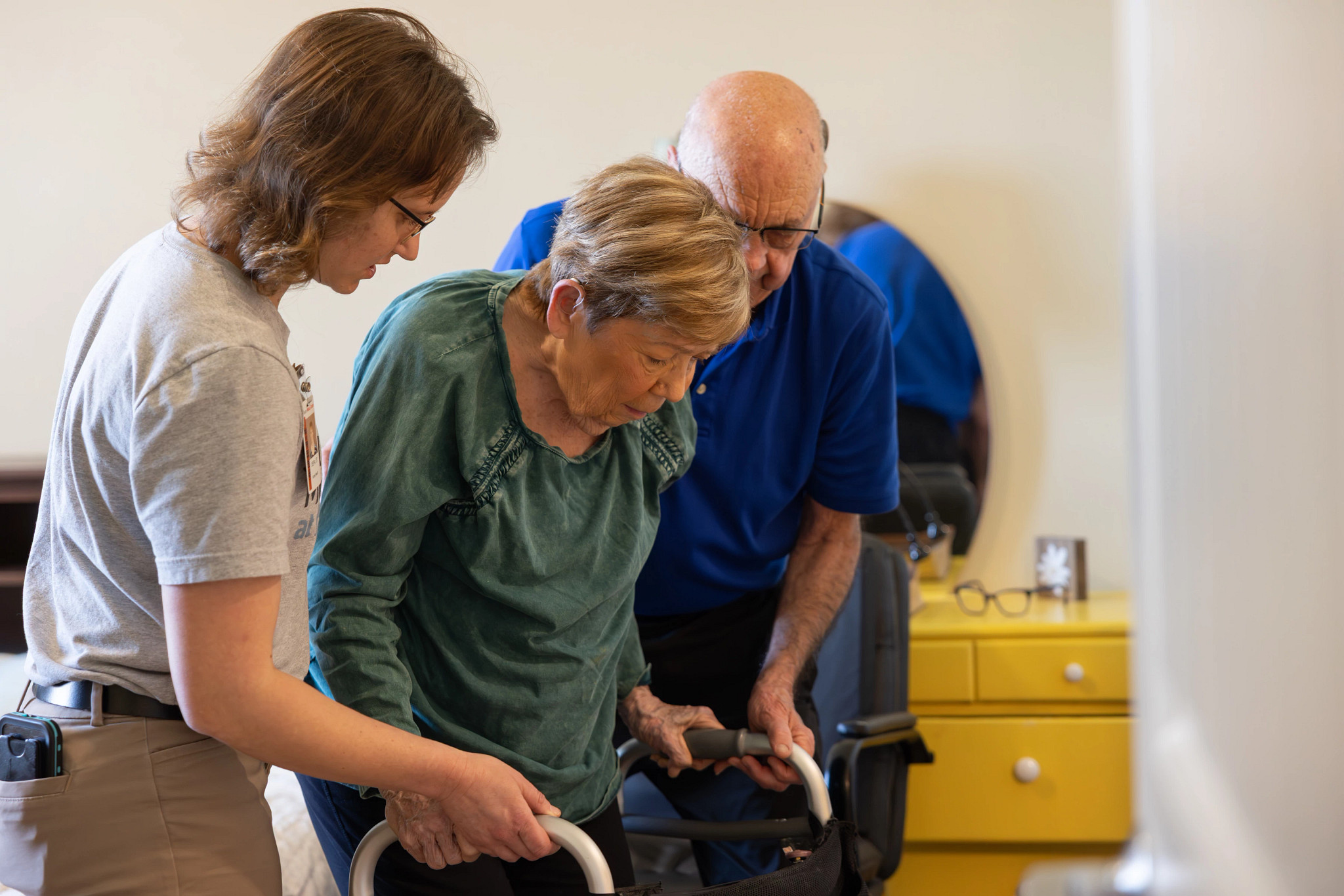 people doing physical rehab