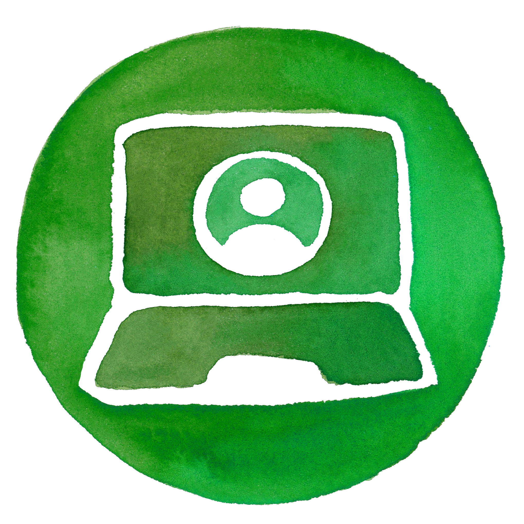 Laptop Free Online Account Icon for the Girlfriend website
