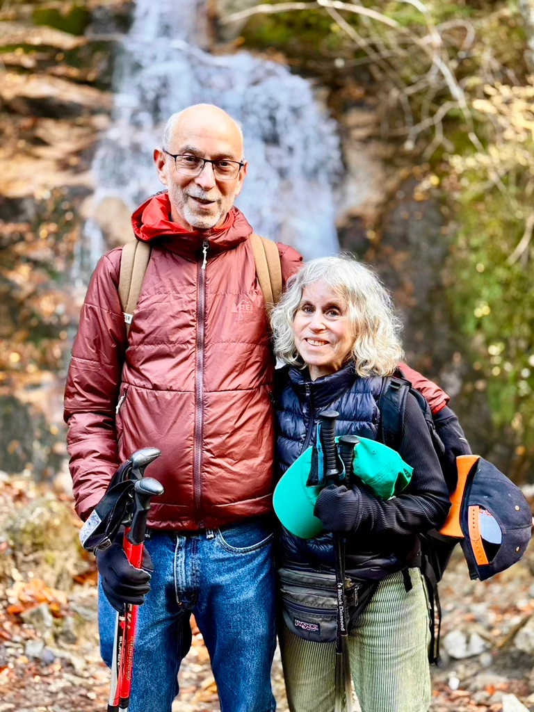 a photo shows Zack Rogow and his later in life love vacationing in Japan