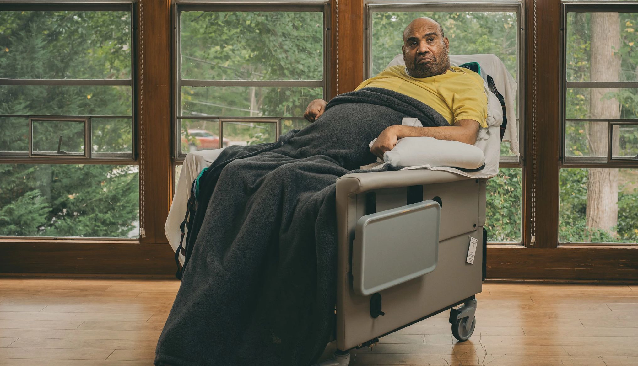 Maurice Miller en su hogar de ancianos en Takoma Park, Maryland, el 17 de septiembre de 2024.