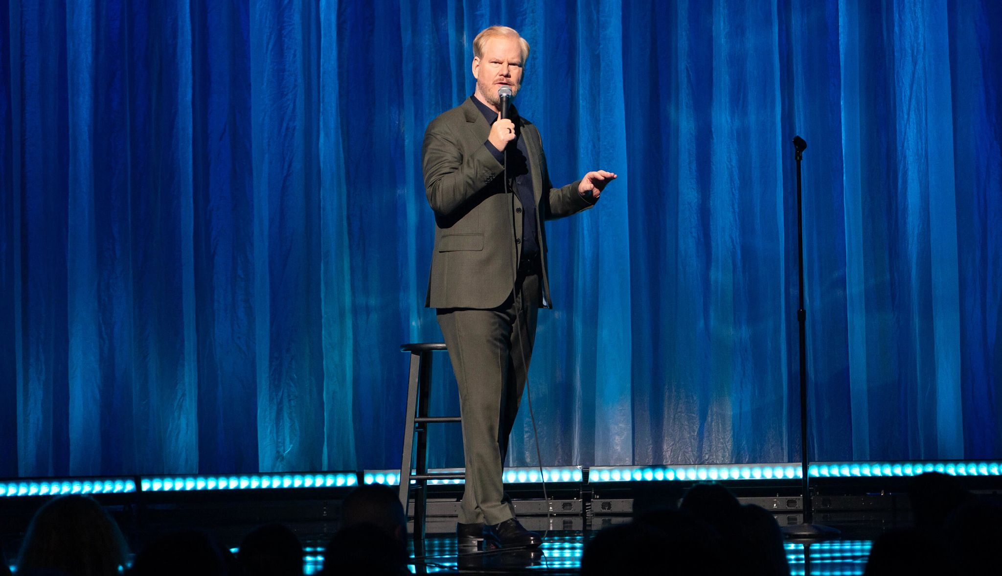 Jim Gaffigan performs onstage Jim Gaffigan performs onstage